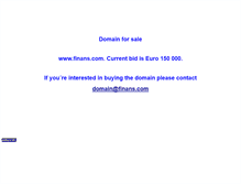 Tablet Screenshot of finans.com