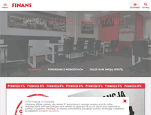 Tablet Screenshot of finans.pl